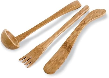 Pampered Chef - Bamboo Serving Set #2048