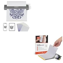 MUNBYN Tattoo Stencil Printer and Tattoo Transfer Paper