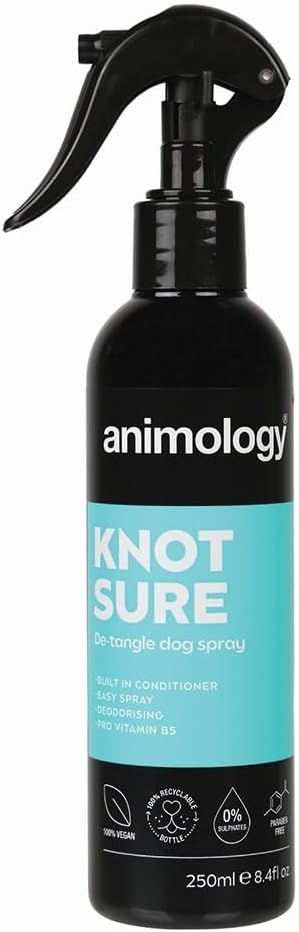 Animology Knot Sure De-Tangle Spray, 250 ml, Black (AKS250)