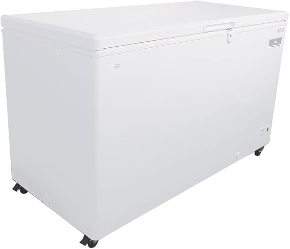 Kelvinator Commercial KCCF170WH 59 1/2" Mobile Chest Freezer w/Wire Storage Basket - White, 115v