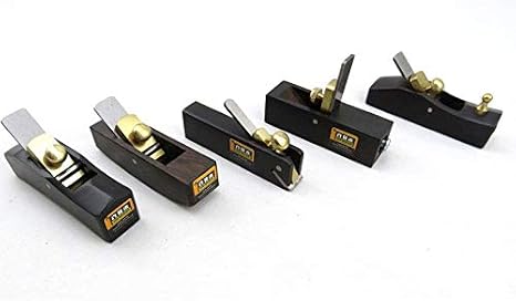 5 pcs Set DIY Mini Hand Planes Carpentry Carpenter Ebony Joinery Woodwork Tools