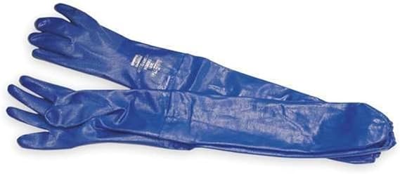 Honeywell North Nitri-Knit(TM) Gloves, Nitrile, 26 in L, 40 mil, Blue, 9, 1 PR NK803ES/9-1 Each
