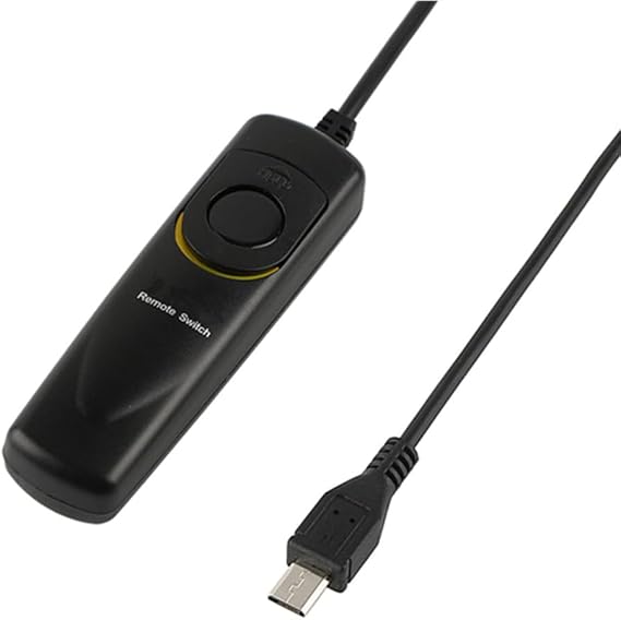 Shutter Release Cable Cord Wired Remote Control Switch for Sony RM-VPR1 | for Sony A6600 A6500 A6400 A6300 A6100 A6000 A7IV A7III A7II A7 A7R V IV A7R III II A7SIII A7SII A7S A1 A9 II III, Bulb-Lock