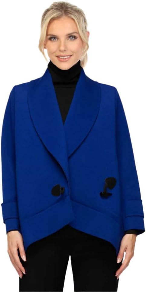 IC Collection Techno Stretch Knit Shawl Collar Jacket