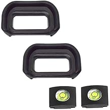 Eyepiece Eyecup Viewfinder Eye Cup for Sony Alpha A6500 A6400 A6600 Camera for viewfinder (2-Pack),ULBTER FDA-EP17 Eyepiece Eye Cup with Hot Shoe Cover (FAD-EP17)