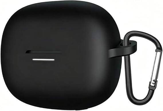 Redmi Buds 8 Pro ile Uyumlu Darbelere Dayanıklı Yumuşak Silikon Kılıf - Siyah