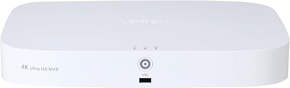 Lorex N843A82 4K 8-Channel 2TB Network Video Recorder (NVR) with Smart Motion Detection, Voice Control and Fusion Capabilities