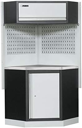 Fervi A008f Angle For Modular Furniture For Workshop With Stainless Steel Floor