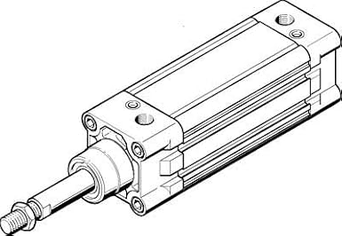 Festo 163498 Model DNC-125-40-PPV-A Standard Cylinder