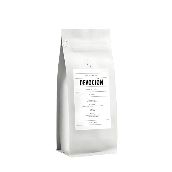 Mirasol - Women in Coffee - Roasted by Devocion - Whole Bean Coffee - 12 Ounce Bag