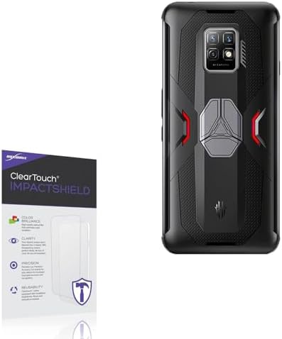BoxWave Screen Protector Compatible With RedMagic 7 Pro - ClearTouch ImpactShield 2-Pack, Impenetrable Screen Protector Flexible Film