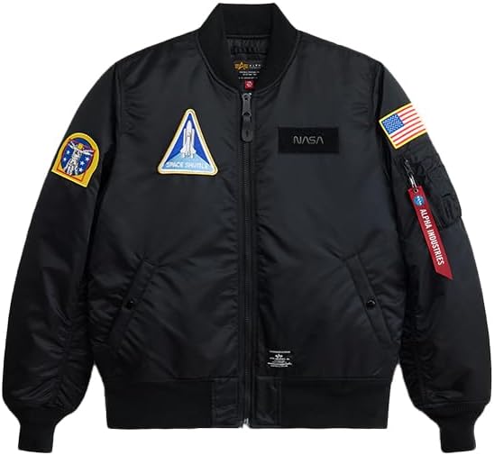 Alpha Industries MA-1 NASA Bomber Flight Jacket - Fighter Pilot Flight Jacket