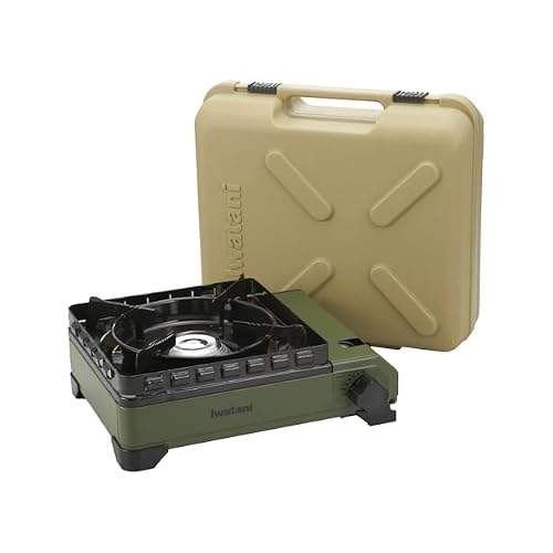 Iwatani CB-ODX-1-OL Cassette Stove, Tough Maru, Olive