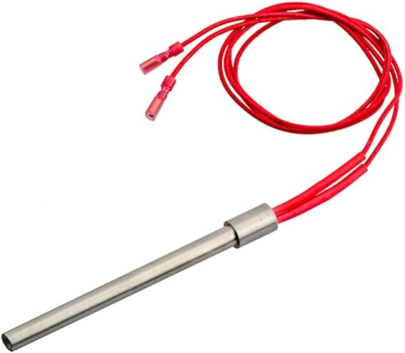 220V 300W Ignition Igniter Hot Rod, Wood Pellet Stove Heater Tube Ignitor Element for Industrial Furnace Fireplace (150mm)