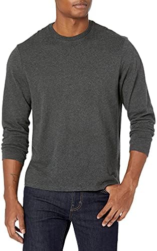 Amazon Essentials Mens Regular-Fit Crewneck Long-Sleeve T-Shirts