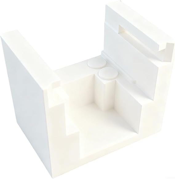 Coffee Grinder Holder Designed for For gemilai 9015A and 9015C with Pull-Out Capability and Silicone-Reinforced Base Structure (White)