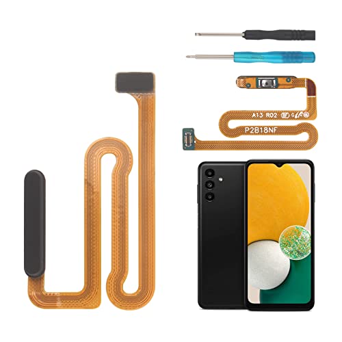 YHX-US Power On Off Button Flex Cable Replacement for Samsung Galaxy A13 5G SM-A136U Fingerprint Sensor Flex Cable for Samsung Galaxy A13 5G SM-A136U with Screwdrivers