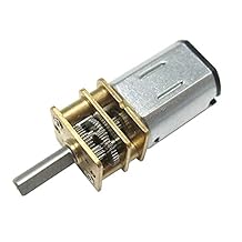 CHANCS N20 DC Gearbox Motor 6V 120RPM Shaft Length 10mm Small Volume Speed Reduction Small Motor for Electronic Equipment