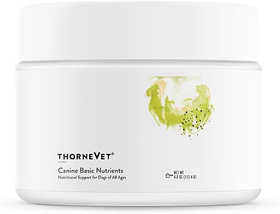 ThorneVet Canine Basic Nutrients Powder Multivitamin Support for Dogs, 90 Scoops