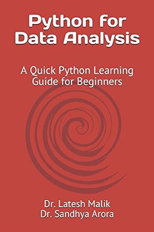 Python for Data Analysis: A Quick Python Learning Guide for Beginners