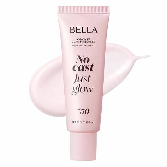 Bella Collagen Glow Sunscreen Broad Spectrum SPF 50 | Korean Technology |