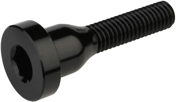 Burgtec Top Cap Bolt Black Aluminum for Bicycle Maintenance