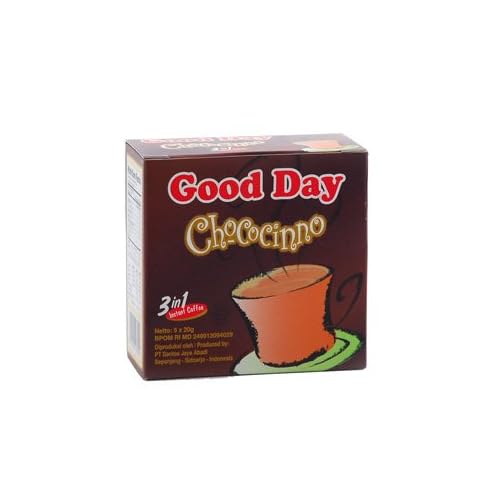 Good Day Chococinno Coffee 100 Gram (3.52 Oz) Instant Chocolate Flavor 5-ct @ 20 Gram