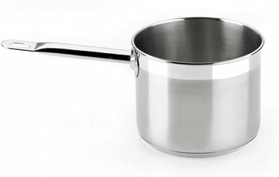 Braisogona Professional Stainless Steel Tall Sauce Pan, 16 cm, Silver