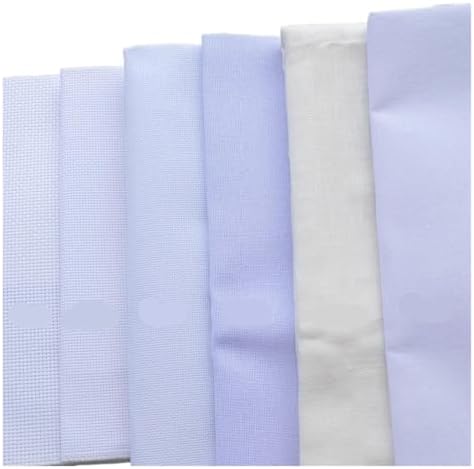 Cross Stitch Fabric Evenweave 28CT 28ST 25CT 22CT 14CT 16CT 18CT Cross Stitch Canvas Cloth Embroidery Fabric White Color, 28ct Evenweave50x50cm,22ct