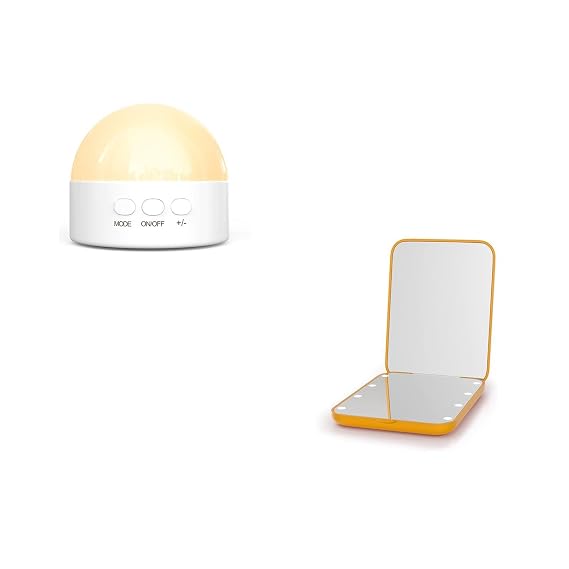 Kintion Mini Night Light Pocket Mirror