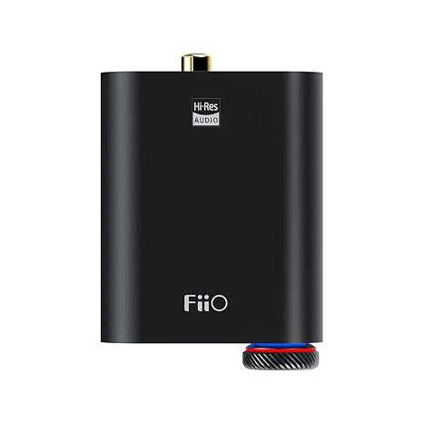 FiiO NEWK3 Amplifier Headphone Amplifier Portable 384kHz/32bit DSD256 USB Type-C Lossless for PC/Laptop/Smartphone/Speaker Home Audio | USB Type-C input interface ADC volume control 2, 3.5mm single end & 2.5mm balanced headphones