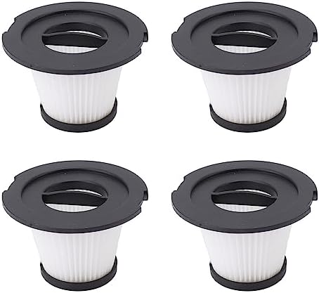 Vacuum Replacement Filter, 4pcs Vacuum Cleaner Replacement Filters Washable Vacuum Filter Detachable Filter Accessory for Moosoo K17,INSE n6s