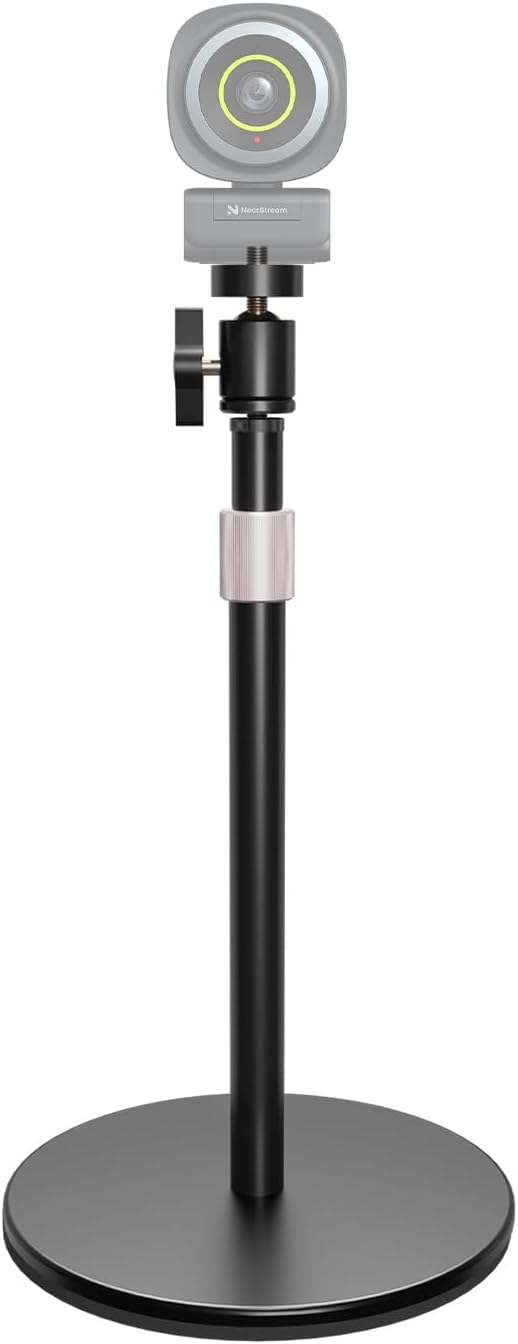 NearStream Webcam Stand for Desk with Weighted Base and 360° Ball Head
