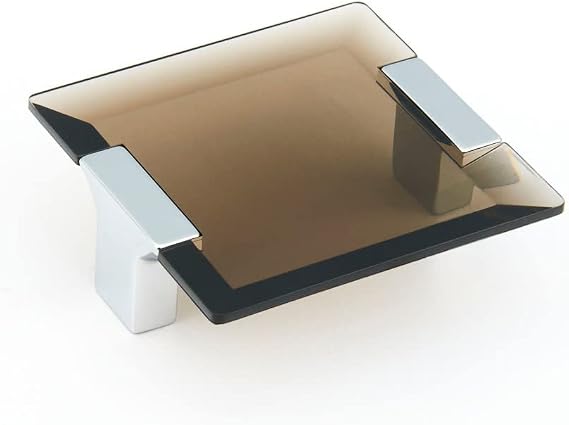 Schaub 315-26 SM Positano Collection 64mm cc Pull - Polished Chrome/Smoke