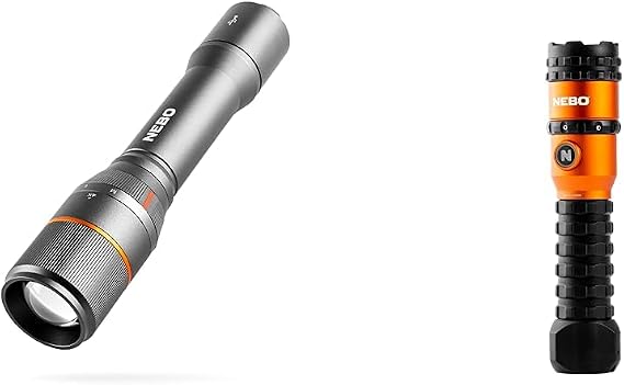 NEBO Davinci Powerful, Rechargeable and Waterproof Handheld Flashlight Master Series Rechargeable Flashlights, Aluminum, Waterproof LED Flashlight, Perfect for Camping, Hunting, Fishing, 3000 Lumen