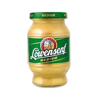 Lowensenf Medium Mustard, 8.45 oz (250g) Jar