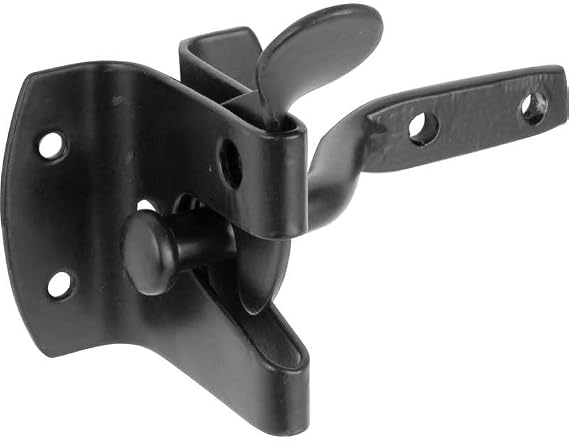 Hardware-Solutions Auto Gate Latch, Matt Black