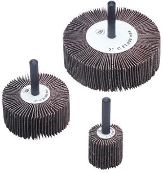 Flap Wheels - 1x1x1/4 alum oxide 120 grit flap wheel [Set of 10]
