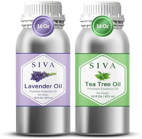 Siva Skin & Scalp Duo Pack, Huge Bottles, Large Size 16 Fl oz (473 ml)