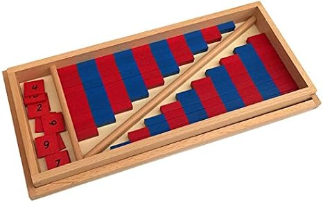 Montessori Small Number Numerical Rods with Number Tiles