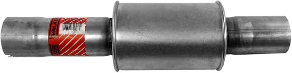 Walker 52586 Direct Fit Exhaust Resonator and Pipe Assembly 3" Inlet (ID) 3" Outlet (OD) for Ford F-250 Super Duty