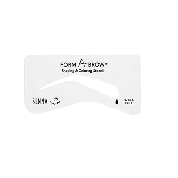 Senna Cosmetics Form-A-Brow Stencil, Fine