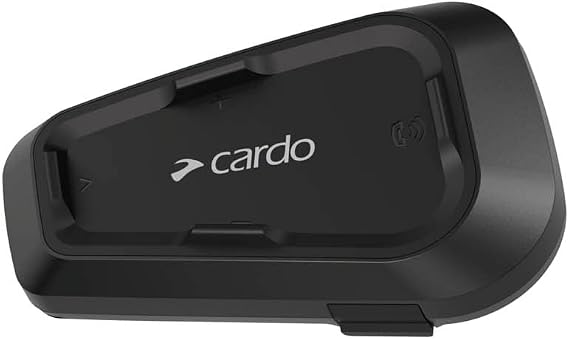 Cardo Spirit Motorcycle Bluetooth Communication System Headset Black Single Pack