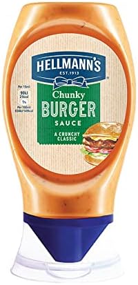 HELLMANN'S Chunky Burger sauce 8x250ml