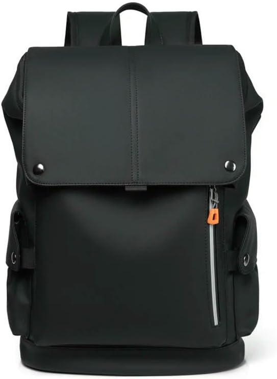 Backpack Pu Leather Waterproof Men'S Laptop Backpack Large Size Business Urban Men Backpack