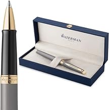 Waterman Hemisphere Rollerball Pen | The Understated Edit | Stone Grey | Fine Tip | Black Ink | Gift Box