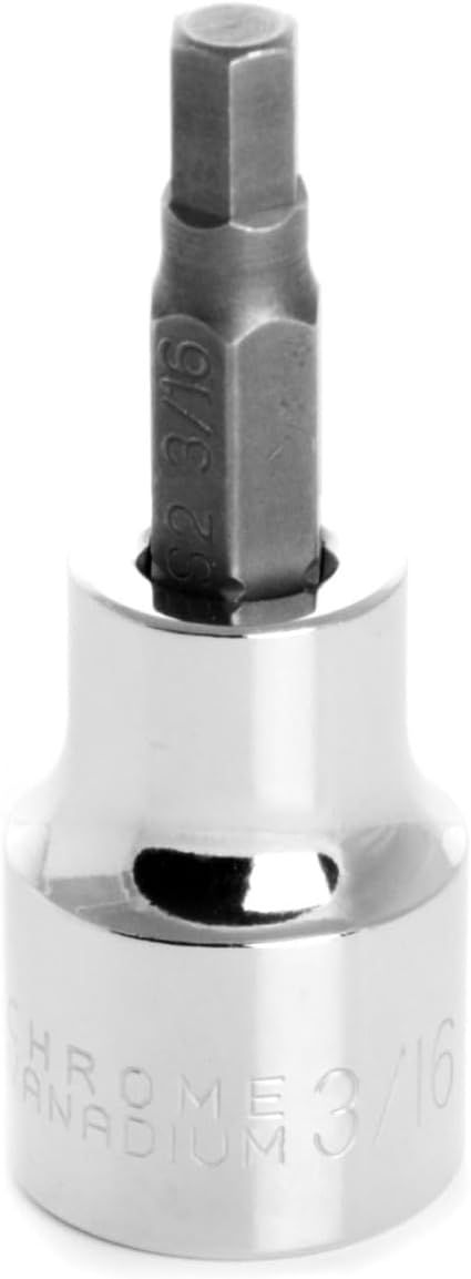 Performance Tool W38877 3/8 in. Drive 3/16 in. Hex Bit Socket