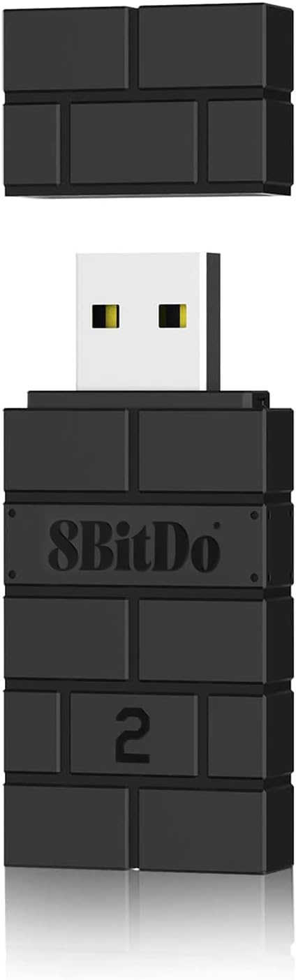 8Bitdo Adapter Switch Controller Adapter 2 USB Wireless for Windows & Mac