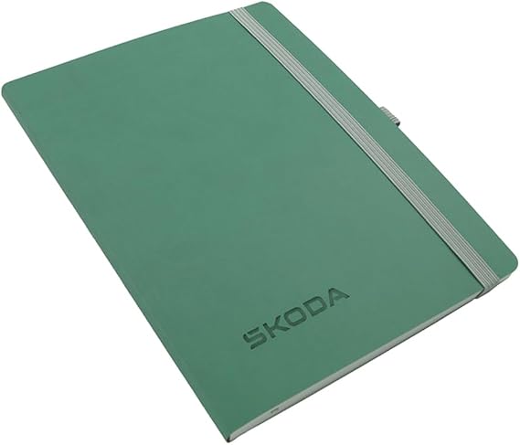 Skoda HVF02-200 Notebook B5 Format Notepad Soft Cover Green