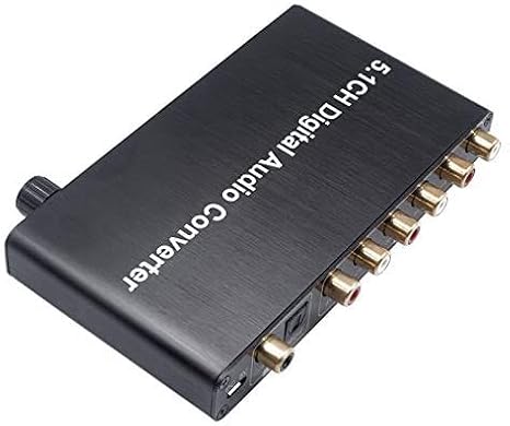 5.1 CH Digital Audio Converter Decoder SPDIF Optical Coaxial to RCA DTS/AC3